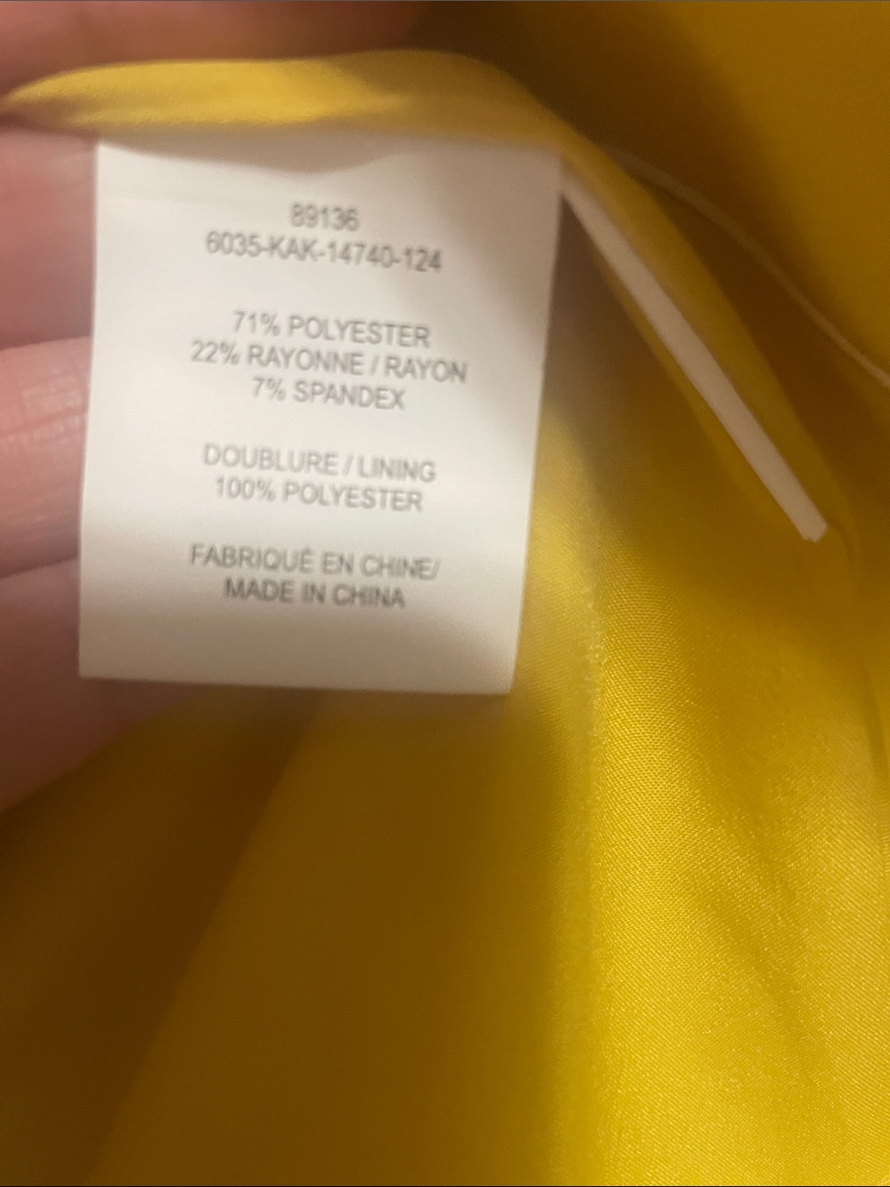 Yellow Single-Button Blazer - Picture 6 of 6